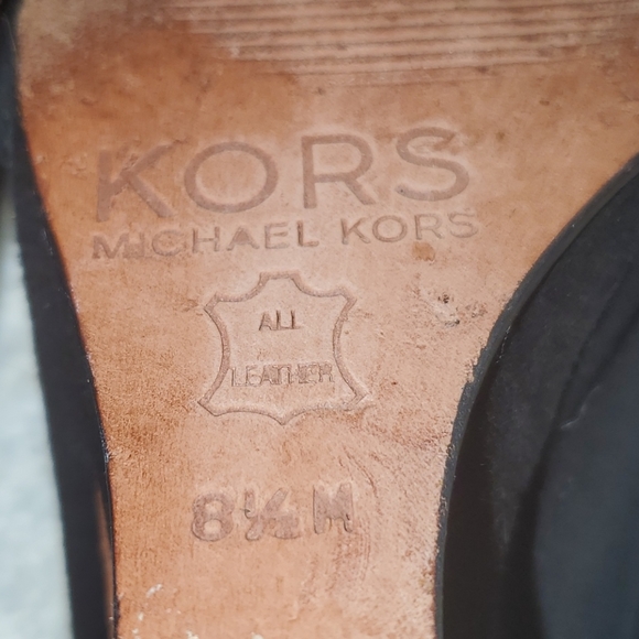 Kors Michael kors S. 8.5 Peep Toe Cut Out Wedge - Picture 7 of 8